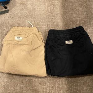 Vans Black and Cargo Shorts